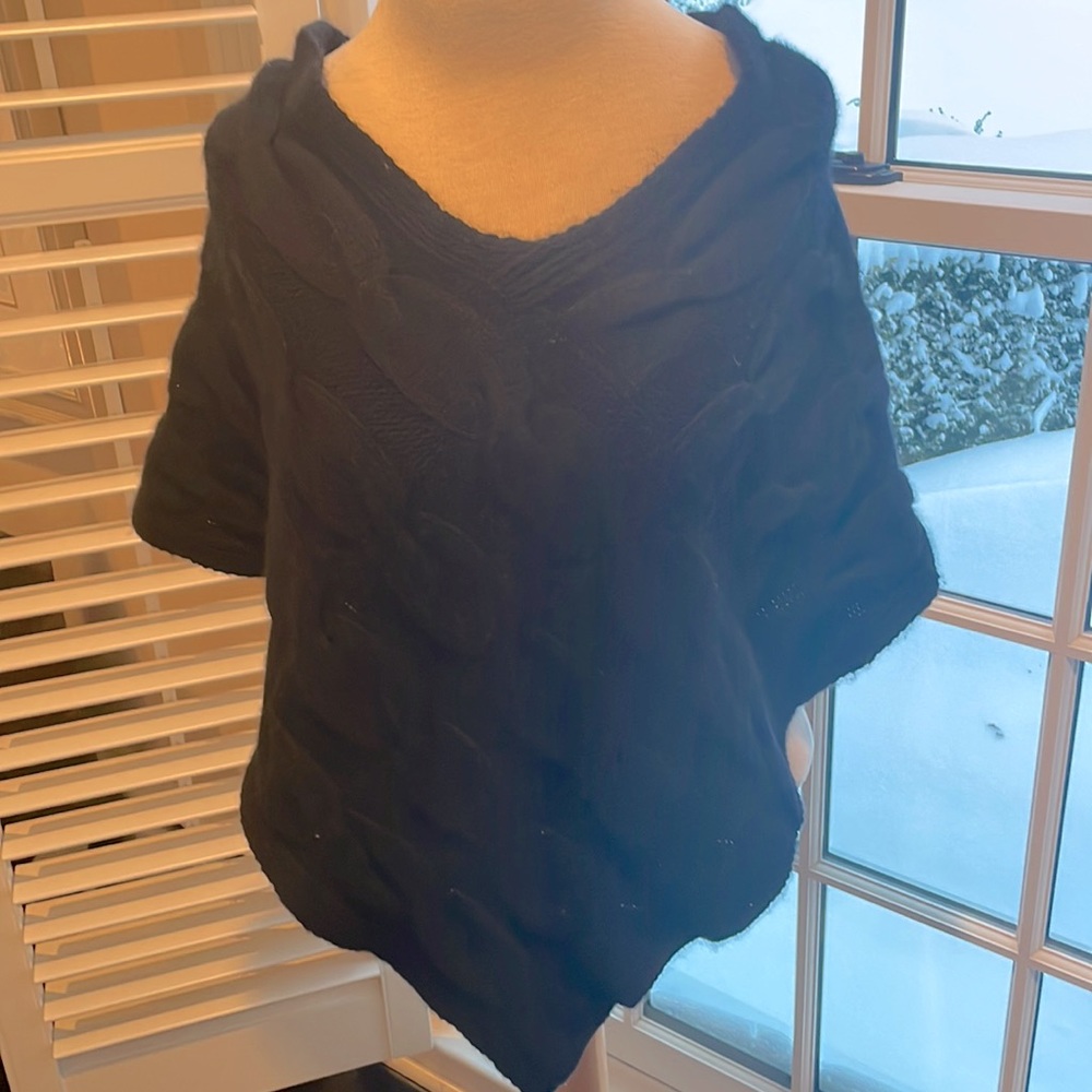 Saks Fifth Ave cashmere cape.  In EUC